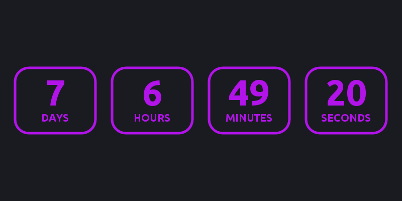 Countdown timer for email 4