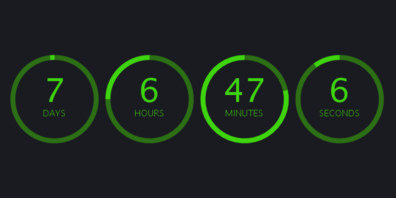 Countdown timer for email 5